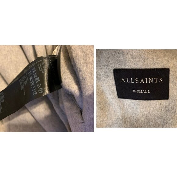 ALLSAINTS Anya Oversized Coat (XS) - Picture 5 of 5